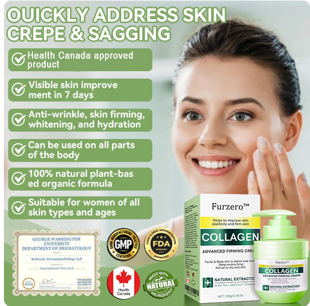 ✅Health Canada approved🥑Furzero™ Luxurious Collagen Peptide Firming Cream🔥Maximum 75 OFF!🔥