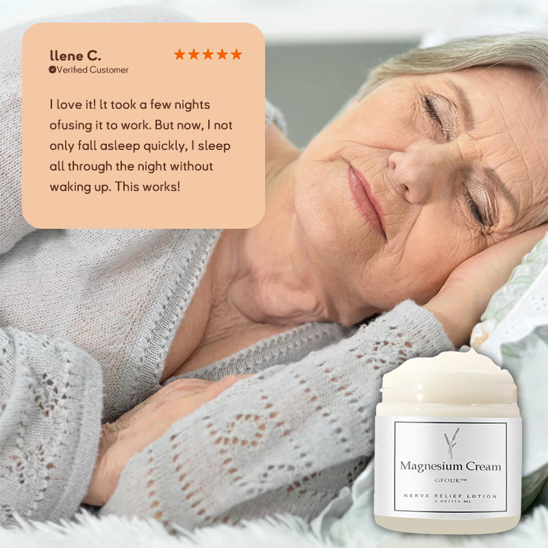 Official Store: GFOUK™ Magnesium Nerve Relief Lotion🌿✅Fast Pain Relief & Relaxation for Hands & Feet (Promotes Sleep & Soothes Muscles)