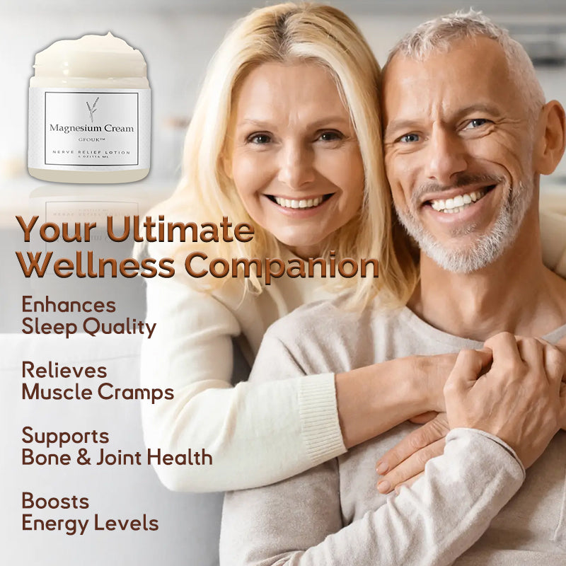 Official Store: GFOUK™ Magnesium Nerve Relief Lotion🌿✅Fast Pain Relief & Relaxation for Hands & Feet (Promotes Sleep & Soothes Muscles)