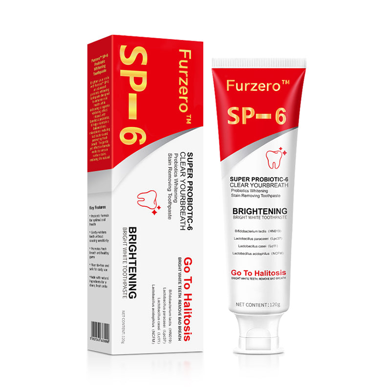Furzero™ Canadian SP-6 Probiotic Ultra Whitening Toothpaste🦷(✅CDA-CERTIFIED)🔥75% OFF