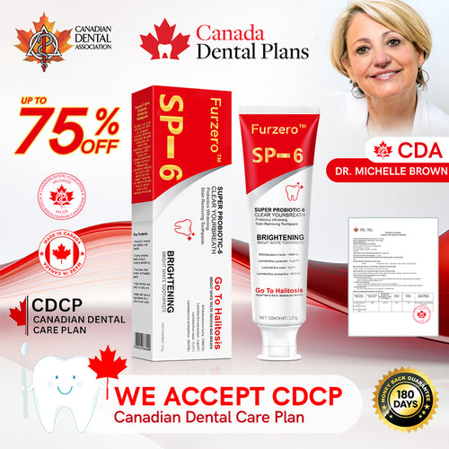 Furzero™ Canadian SP-6 Probiotic Ultra Whitening Toothpaste🦷👨⚕️Recommendation (✅CDA-CERTIFIED)