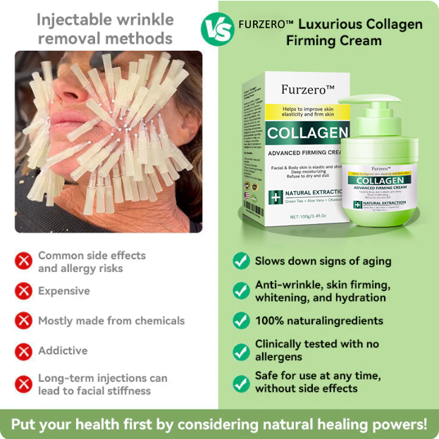 ✅FDA Approval💝Furzero™ Luxurious Collagen Peptide Firming Cream🔥Maximum 75 OFF!🔥