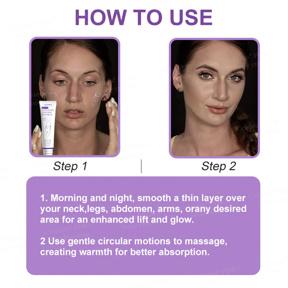 ❤FDA Official: Celsiora® PDRN Multi-Peptide Massaging Body Roller Cream- Anti-aging, Hydrating, Skin Firming & Lifting, Skin Repair, Even Tone, Acne and Dark Spot Treatment, Wart and Mole Removal, and Psoriasis Relief.