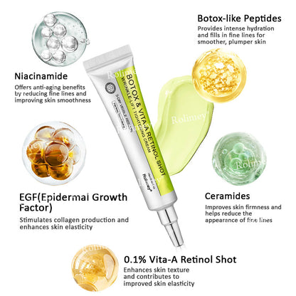🏅👨‍⚕️Made and shipped from the USA 💫Rolimey® Botox & Vita-A Retinol Shot Wrinkle-Lift Tightening cream - Last Day Promotion 70% OFF