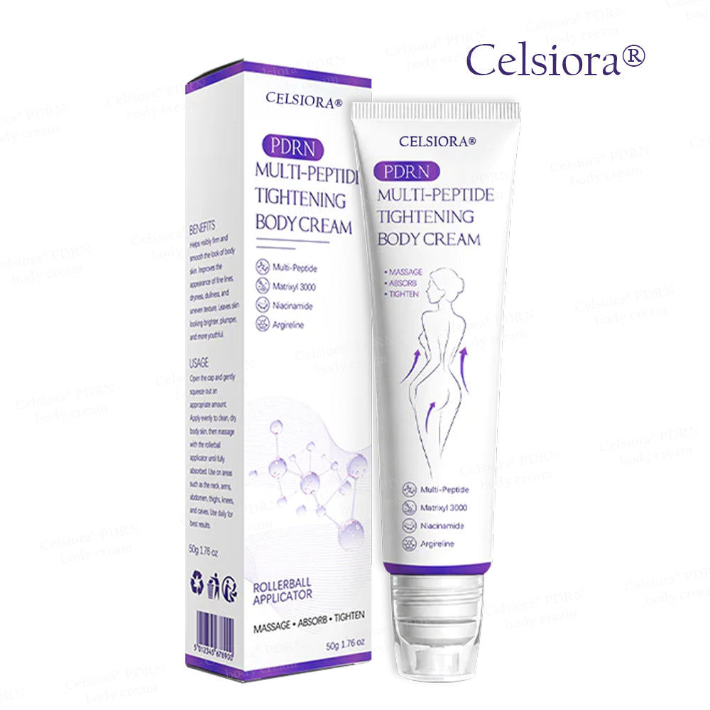 ❤FDA Official: Celsiora® PDRN Multi-Peptide Massaging Body Roller Cream- Anti-aging, Hydrating, Skin Firming & Lifting, Skin Repair, Even Tone, Acne and Dark Spot Treatment, Wart and Mole Removal, and Psoriasis Relief.