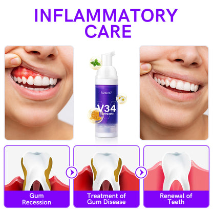 Furzero™ V34 Purple Teeth Whitening Toothpaste
