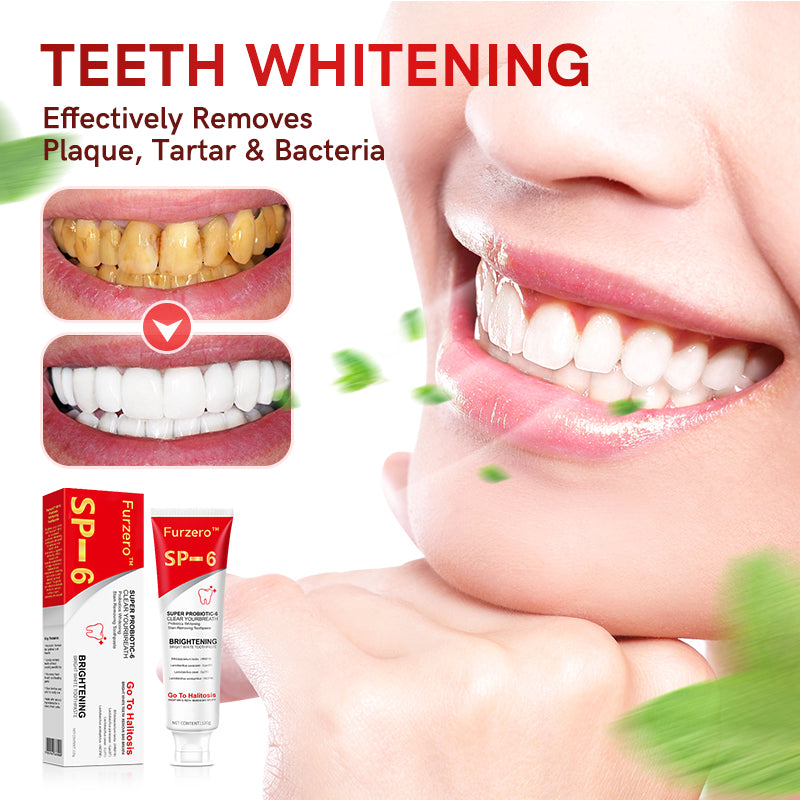 Furzero™ Canadian SP-6 Probiotic Ultra Whitening Toothpaste🦷(✅CDA-CERTIFIED)🔥75% OFF