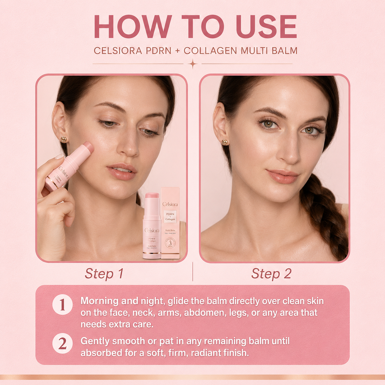 👩‍⚕️💙Made and shipped from USA 💫Celsiora® PDRN + Collagen Wrinkle-Lift Tightening Serum Stick - Last Day Promotion 70% OFF