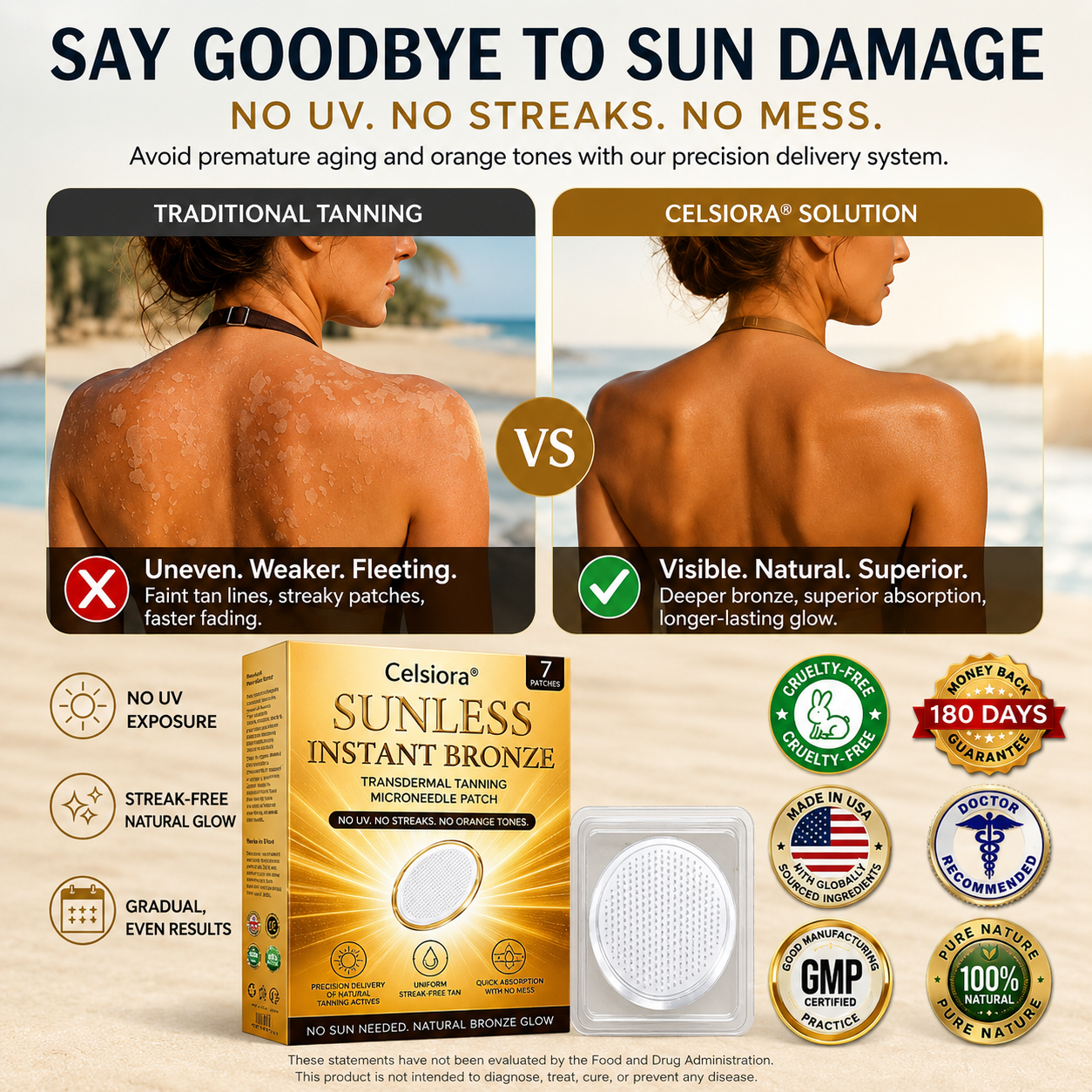𝑶𝒇𝒇𝒊𝒄𝒊𝒂𝒍 𝑺𝒕𝒐𝒓𝒆 | ☀️ Celsiora® 𝐒𝐮𝐧𝐥𝐞𝐬𝐬 𝐈𝐧𝐬𝐭𝐚𝐧𝐭 𝐁𝐫𝐨𝐧𝐳𝐞 𝐓𝐚𝐧𝐧𝐢𝐧𝐠 𝐌𝐢𝐜𝐫𝐨𝐧𝐞𝐞𝐝𝐥𝐞 𝐏𝐚𝐭𝐜𝐡  (𝐉𝐮𝐬𝐭 𝐨𝐧𝐜𝐞 𝐚 𝐝𝐚𝐲) 𝐕𝐢𝐬𝐢𝐛𝐥𝐞 𝐁𝐫𝐨𝐧𝐳𝐞 𝐆𝐥𝐨𝐰 𝐢𝐧 𝟕 𝐃𝐚𝐲𝐬 ✅ 𝐍𝐨 𝐔𝐕, 𝐍𝐨 𝐎𝐫𝐚𝐧𝐠𝐞, 𝐍𝐨 𝐒𝐭𝐫𝐞𝐚𝐤𝐬, 𝐍𝐨 𝐃𝐇𝐀, 𝐍𝐨 𝐌𝐞𝐬𝐬. (upsell)