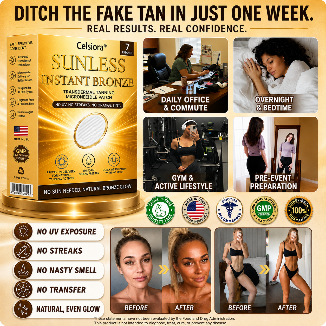 𝑶𝒇𝒇𝒊𝒄𝒊𝒂𝒍 𝑺𝒕𝒐𝒓𝒆 | ☀️ Celsiora® 𝐒𝐮𝐧𝐥𝐞𝐬𝐬 𝐈𝐧𝐬𝐭𝐚𝐧𝐭 𝐁𝐫𝐨𝐧𝐳𝐞 𝐓𝐚𝐧𝐧𝐢𝐧𝐠 𝐌𝐢𝐜𝐫𝐨𝐧𝐞𝐞𝐝𝐥𝐞 𝐏𝐚𝐭𝐜𝐡  (𝐉𝐮𝐬𝐭 𝐨𝐧𝐜𝐞 𝐚 𝐝𝐚𝐲) 𝐕𝐢𝐬𝐢𝐛𝐥𝐞 𝐁𝐫𝐨𝐧𝐳𝐞 𝐆𝐥𝐨𝐰 𝐢𝐧 𝟕 𝐃𝐚𝐲𝐬 ✅ 𝐍𝐨 𝐔𝐕, 𝐍𝐨 𝐎𝐫𝐚𝐧𝐠𝐞, 𝐍𝐨 𝐒𝐭𝐫𝐞𝐚𝐤𝐬, 𝐍𝐨 𝐃𝐇𝐀, 𝐍𝐨 𝐌𝐞𝐬𝐬. (upsell)