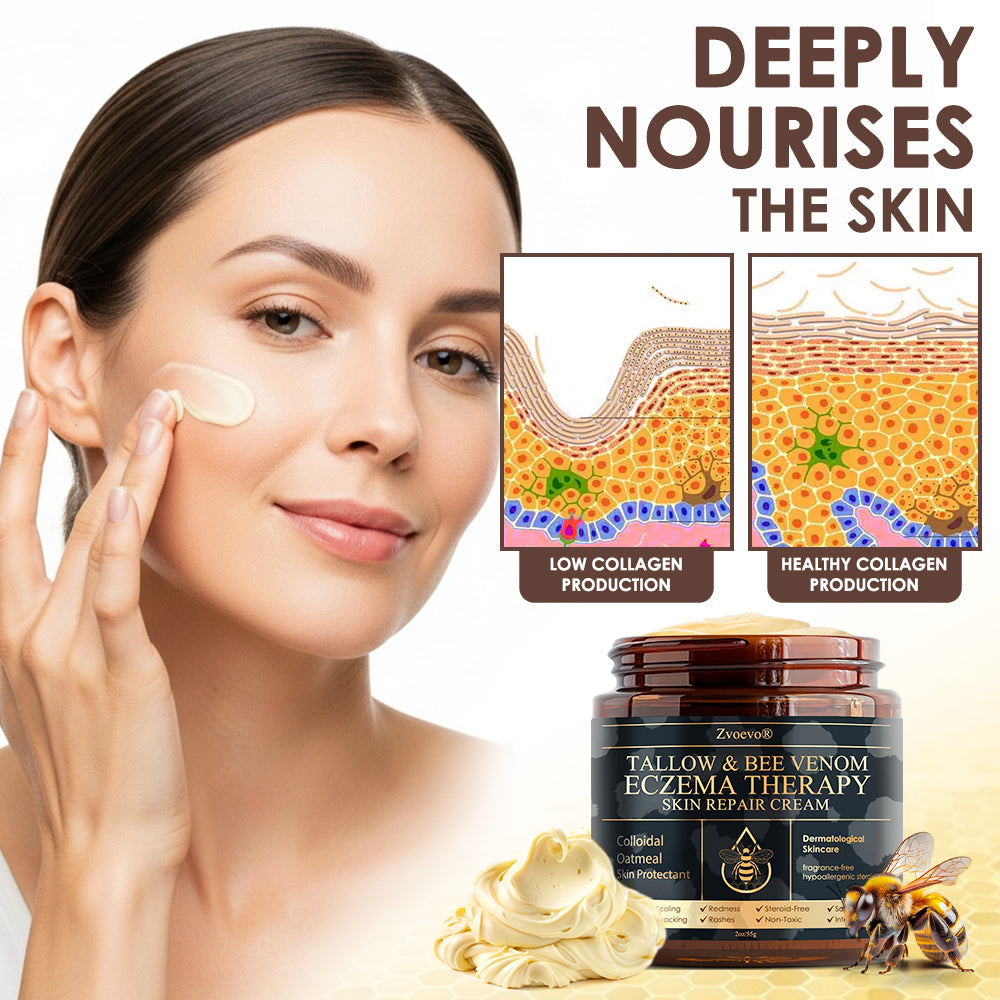 𝐅𝐃𝐀 𝐎𝐟𝐟𝐢𝐜𝐢𝐚𝐥: 𝐙𝐯𝐨𝐞𝐯𝐨® 𝐓𝐚𝐥𝐥𝐨𝐰 𝐁𝐞𝐞 𝐕𝐞𝐧𝐨𝐦 𝐒𝐤𝐢𝐧 𝐑𝐞𝐬𝐭𝐨𝐫𝐚𝐭𝐢𝐨𝐧 𝐂𝐫𝐞𝐚𝐦 - 𝐀𝐧𝐭𝐢-𝐚𝐠𝐢𝐧𝐠, 𝐇𝐲𝐝𝐫𝐚𝐭𝐢𝐧𝐠, 𝐒𝐤𝐢𝐧 𝐅𝐢𝐫𝐦𝐢𝐧𝐠 & 𝐋𝐢𝐟𝐭𝐢𝐧𝐠, 𝐒𝐤𝐢𝐧 𝐑𝐞𝐩𝐚𝐢𝐫, 𝐄𝐯𝐞𝐧 𝐓𝐨𝐧𝐞, 𝐀𝐜𝐧𝐞 𝐚𝐧𝐝 𝐃𝐚𝐫𝐤 𝐒𝐩𝐨𝐭 𝐓𝐫𝐞𝐚𝐭𝐦𝐞𝐧𝐭, 𝐖𝐚𝐫𝐭 𝐚𝐧𝐝 𝐌𝐨𝐥𝐞 𝐑𝐞𝐦𝐨𝐯𝐚𝐥, 𝐚𝐧𝐝 𝐏𝐬𝐨𝐫𝐢𝐚𝐬𝐢𝐬 𝐑𝐞𝐥𝐢𝐞𝐟.