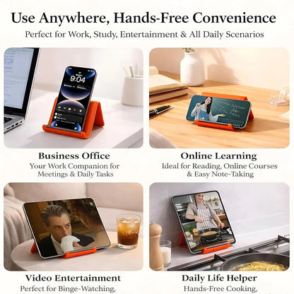 Portable Foldable Silicone Aluminum Phone Holder